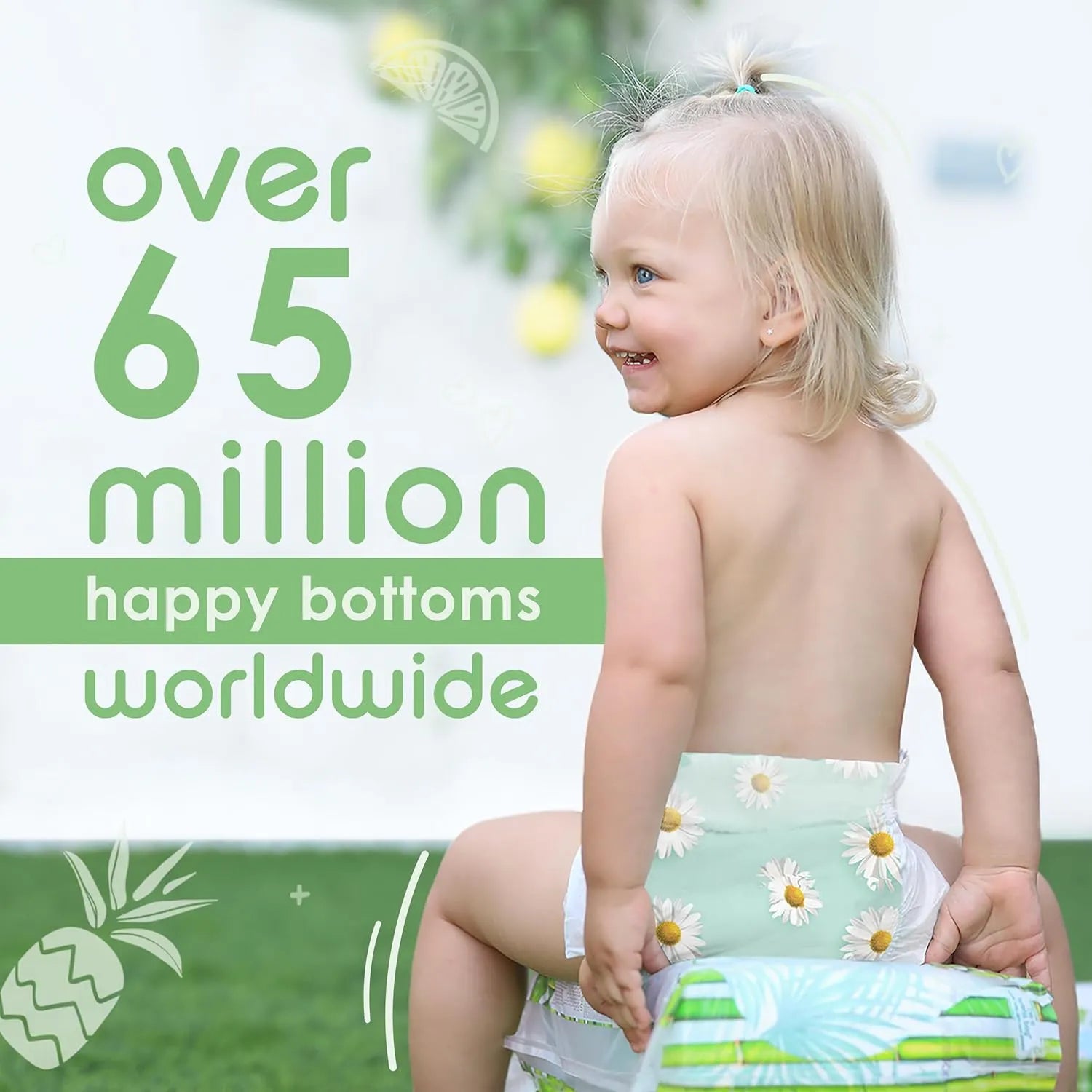 PureBorn Organic Bamboo Nappies (Newborn)