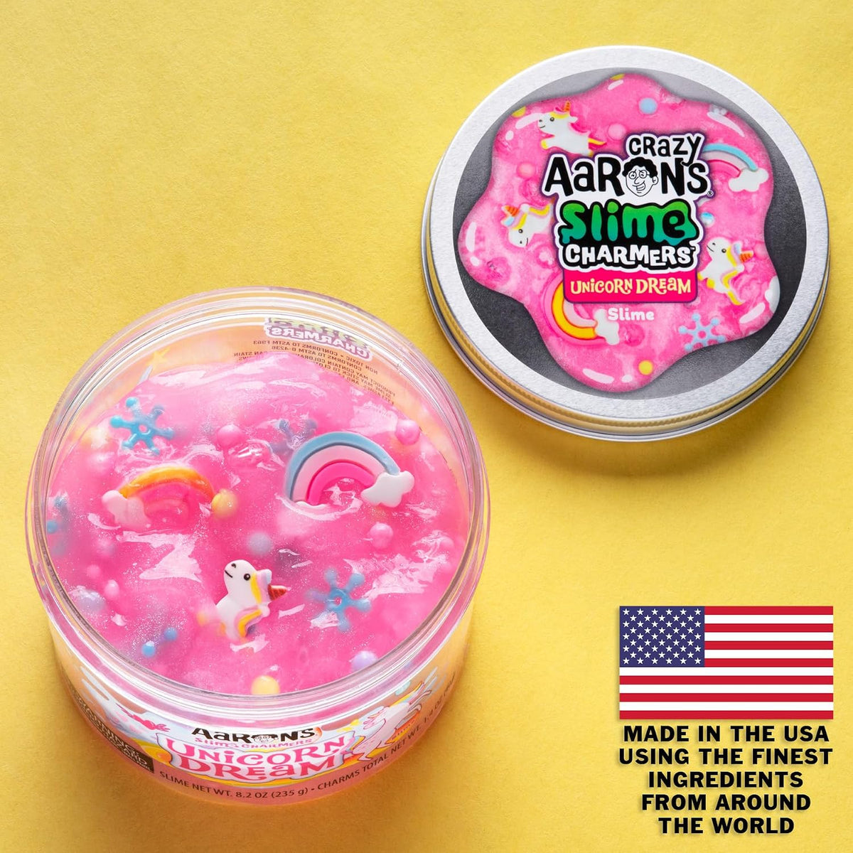 Crazy Aaron's - Slime Charmers® Unicorn Dream Bright Pink Water Slime