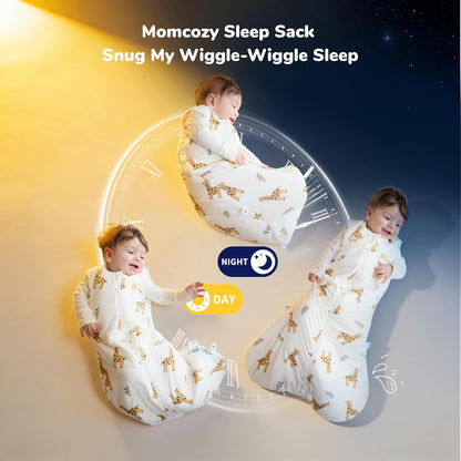 Momcozy Sleep Sack (Giraffe World, Medium, 6-12 Months)