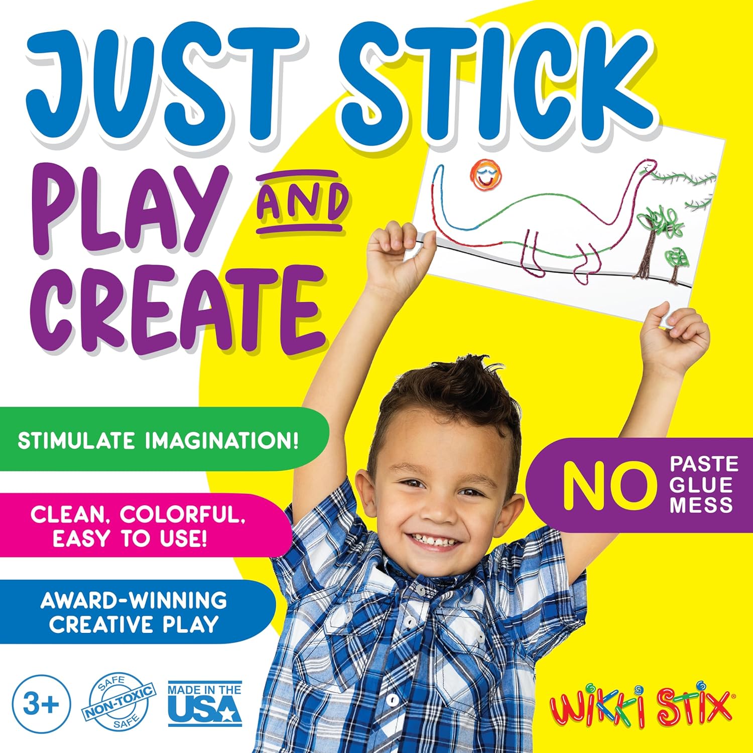 Wikki Stix Rainbow Pak, 3m+