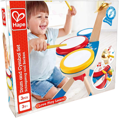 Hape  Drum And Cymbal Set