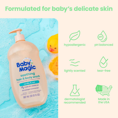 Baby Magic Moisturizing Hair & Body Wash (887ml)