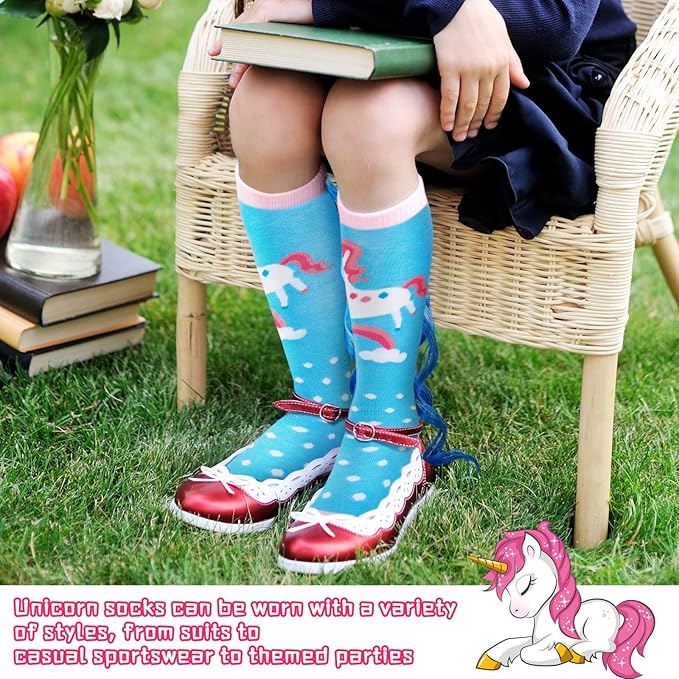 Tarpop Unicorn Socks for Woman 2 Pairs