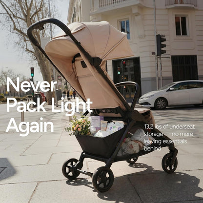Mompush Carbon Travel Stroller (Nexis)