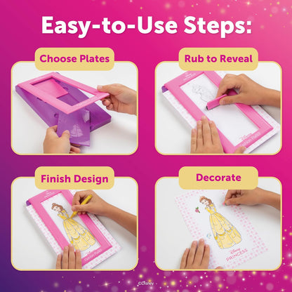 Fashion Plates Disney Princess Mix-and-Match Drawing Kit