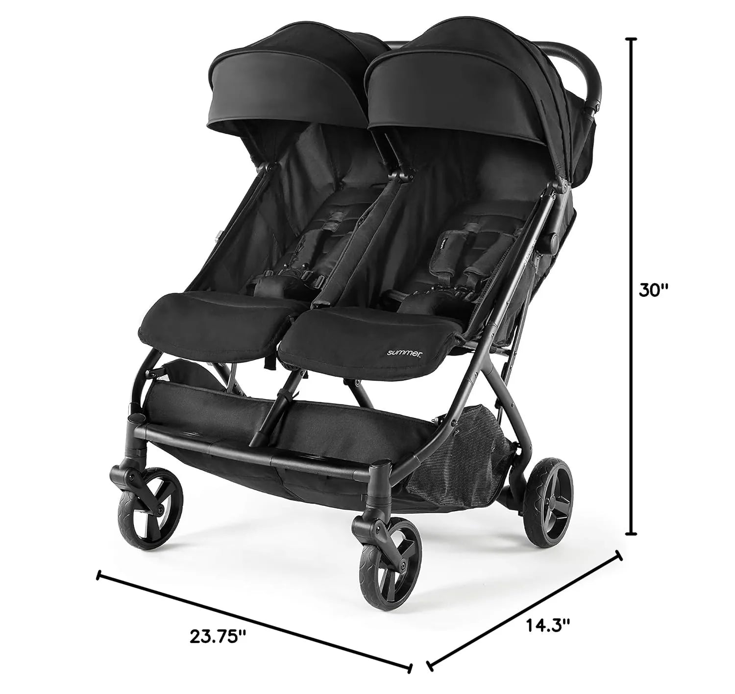 Summer Infant 3Dpac CS+ Double Stroller (6-60 Months)