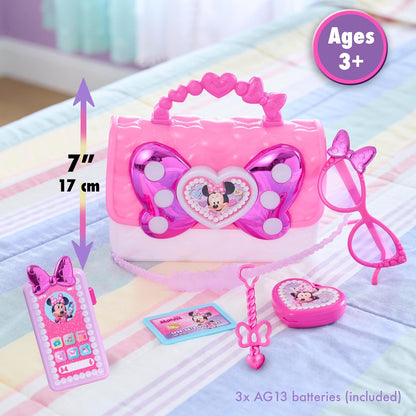 Disney Junior Minnie Mouse - Bowfabulous Bag Set Dress-Up Toy Purse