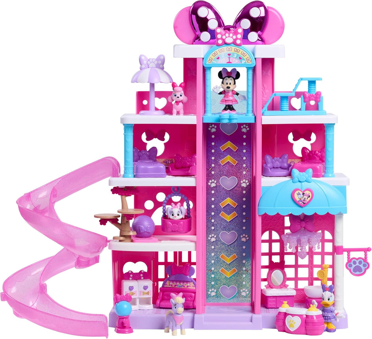 Disney Junior Minnie Mouse - Pet Hotel Playset - 23-Piece Set