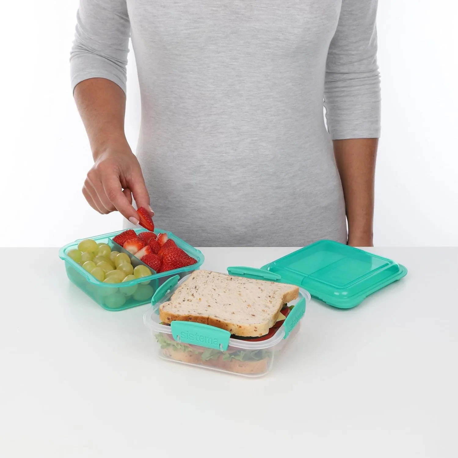 Sistema Lunch Stack Square To Go (1.24L)