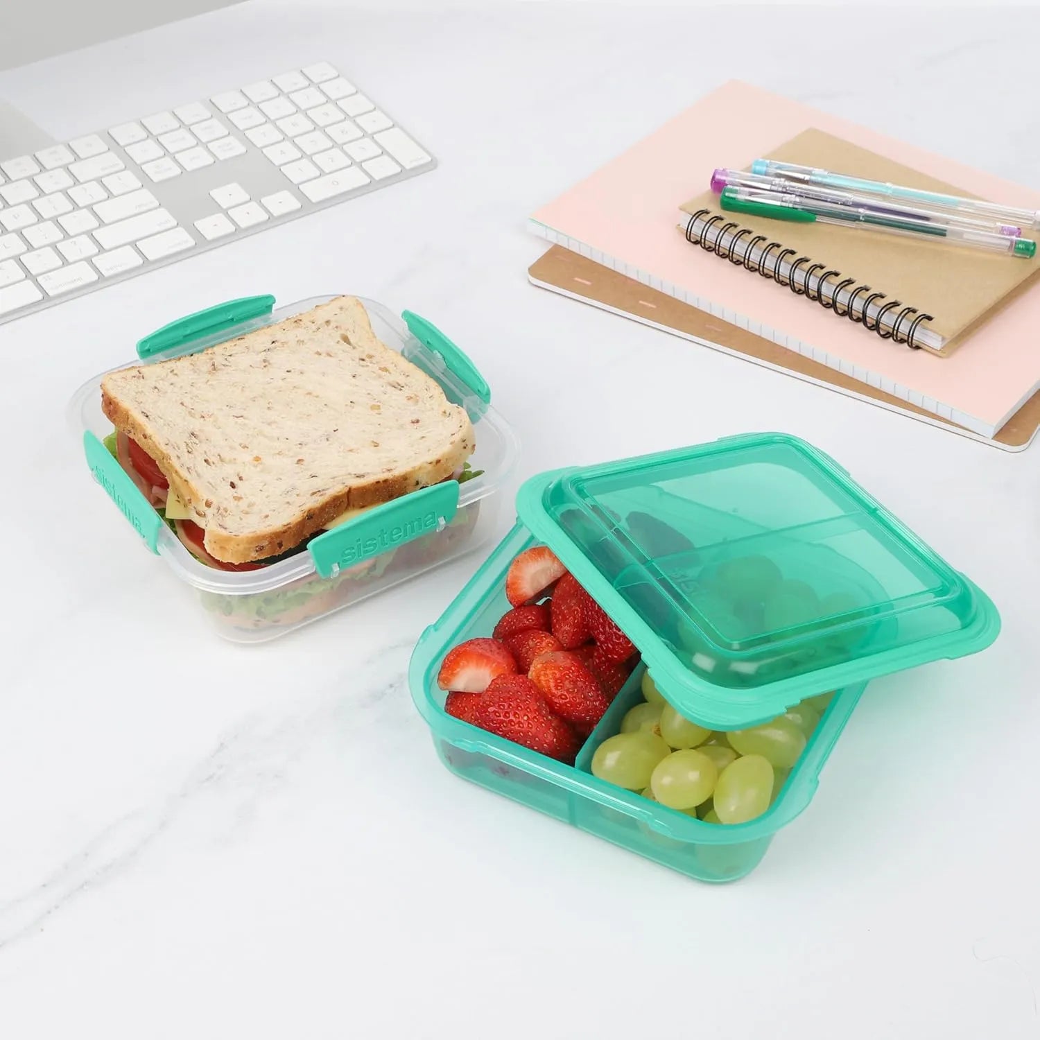 Sistema Lunch Stack Square To Go (1.24L)