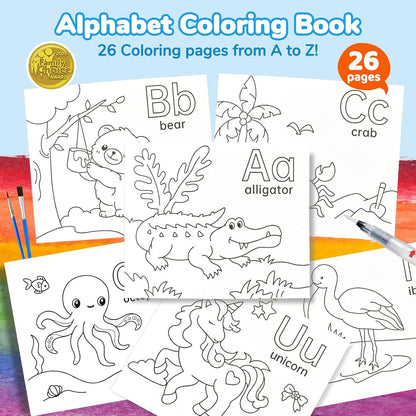 JoyCat Paint with Water Coloring Book for Toddlers – Blue
