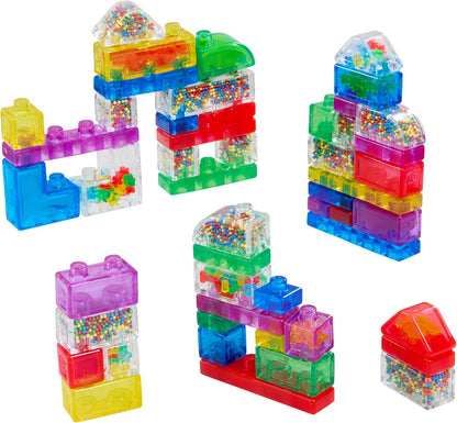 Jelly Blox - Mega Pack 50-Piece Soft Building Blocks Set