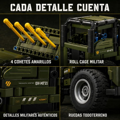 iM.Master STEM Academy Mechanical Master 8021 – R/C 2-in-1 Rocket Launcher, 364pcs