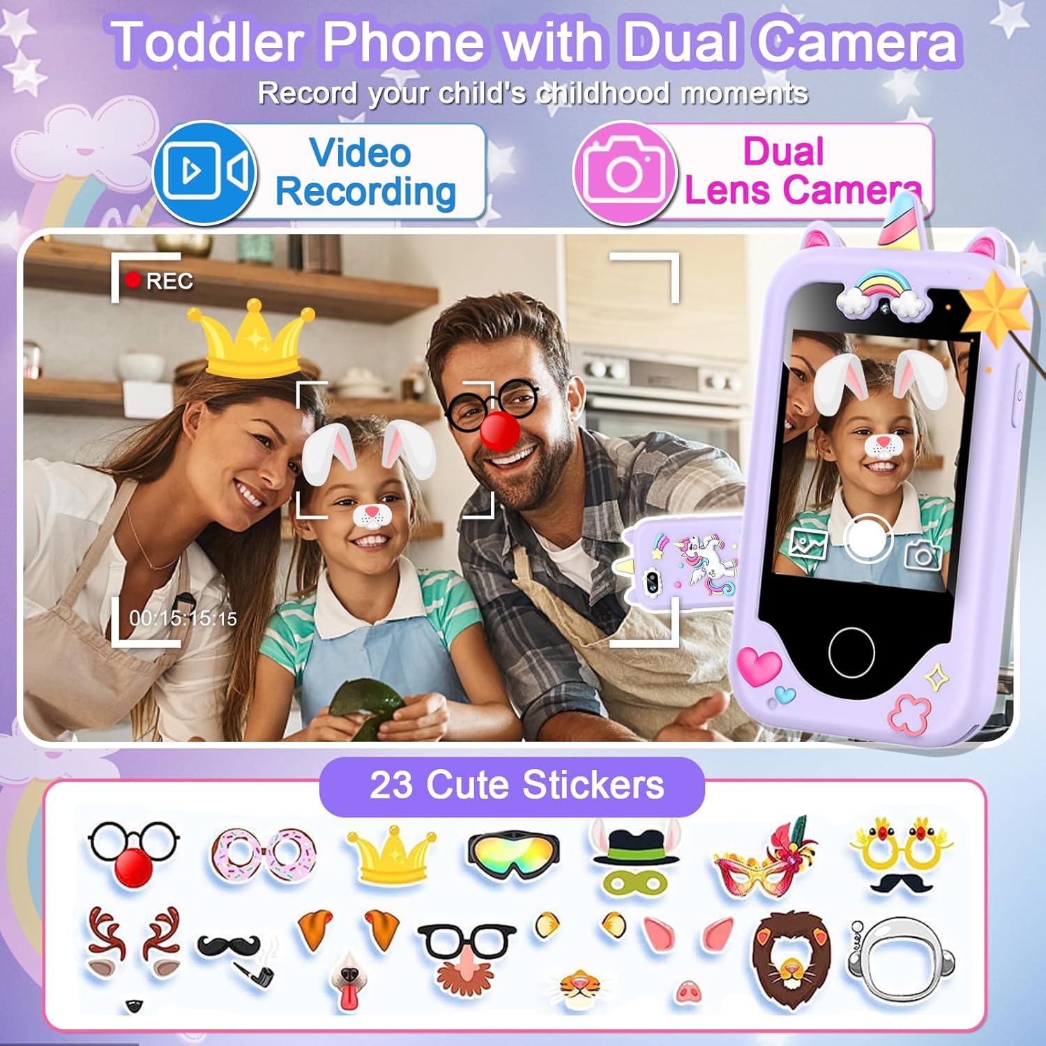 Multifunction Kids Smart Phone, 3yrs+