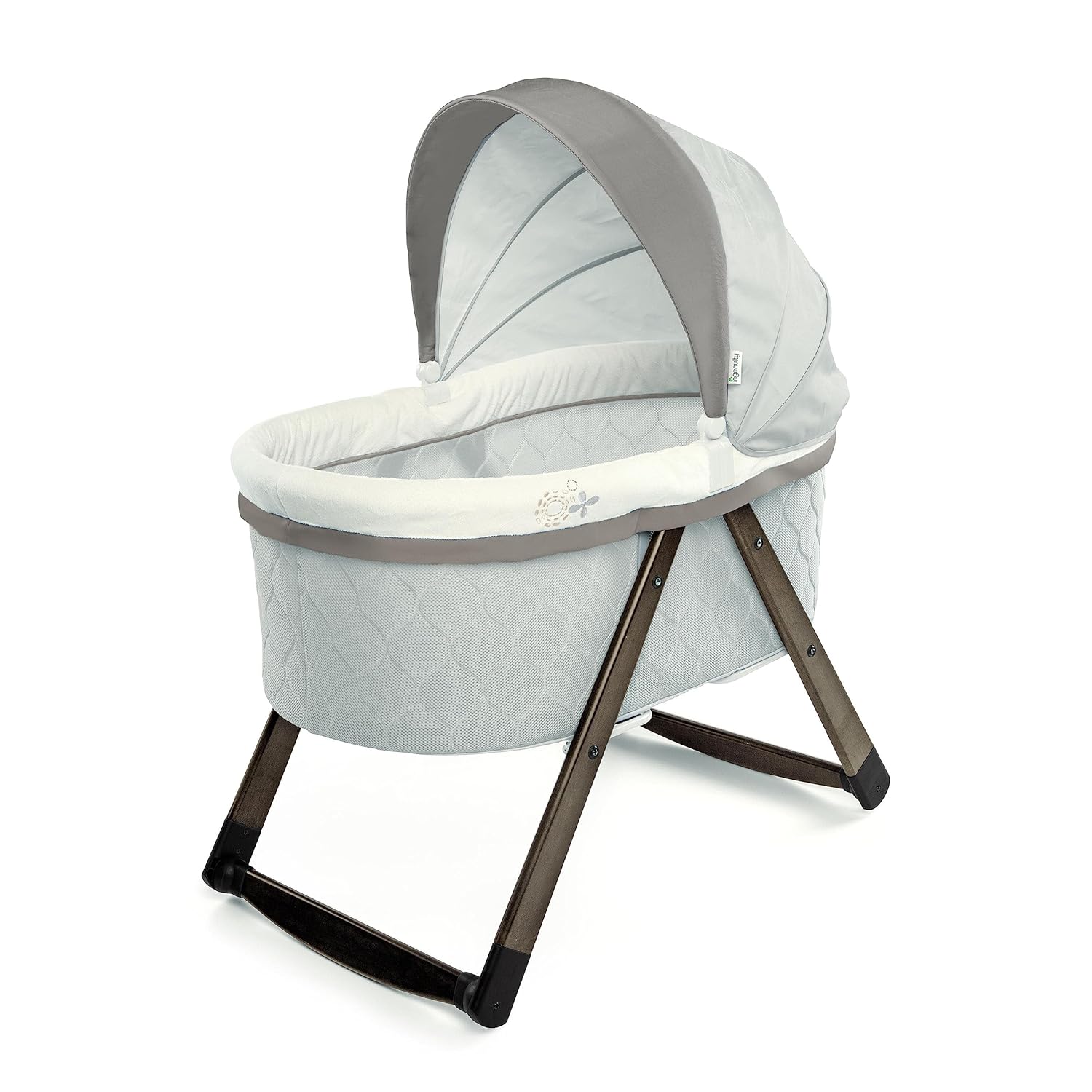 Ingenuity FoldAway Rocking Wood Bassinet (Carrington)