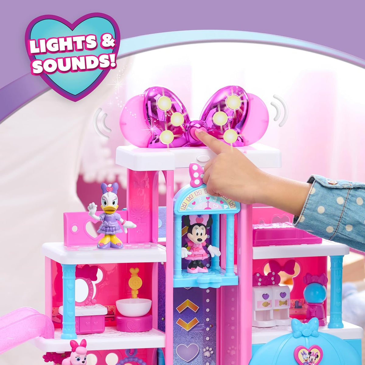 Disney Junior Minnie Mouse - Pet Hotel Playset - 23-Piece Set