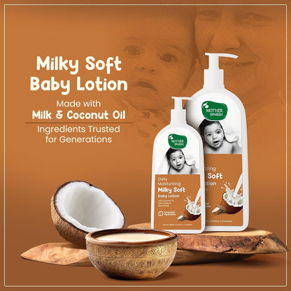 Mother Sparsh Daily Moisturizing Milky Soft Baby Lotion (200ML)
