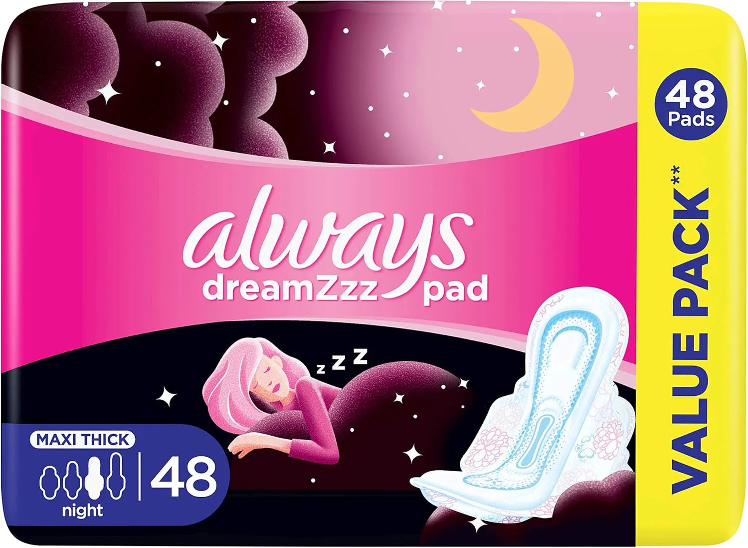 Always NW Maxi THK Night Dreams (48 Pcs)