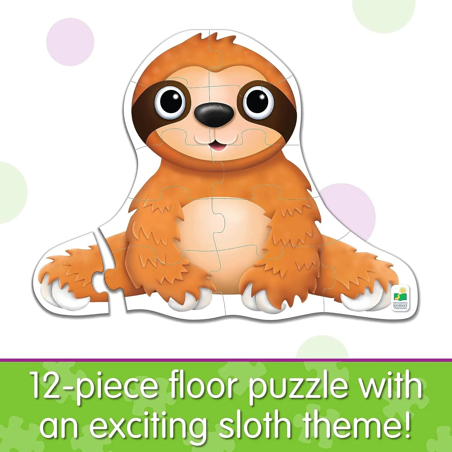 The Learning Journey My First Big Floor Puzzle (Sleepy Sloth)