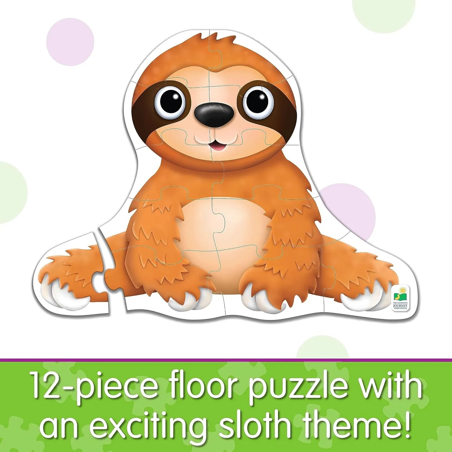 The Learning Journey My First Big Floor Puzzle (Sleepy Sloth)