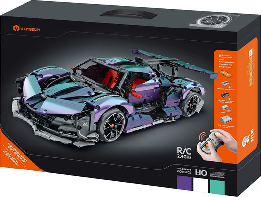 iM Master 1:10 Chameleon Drift Supercar Building Kit – 2,036 Pcs