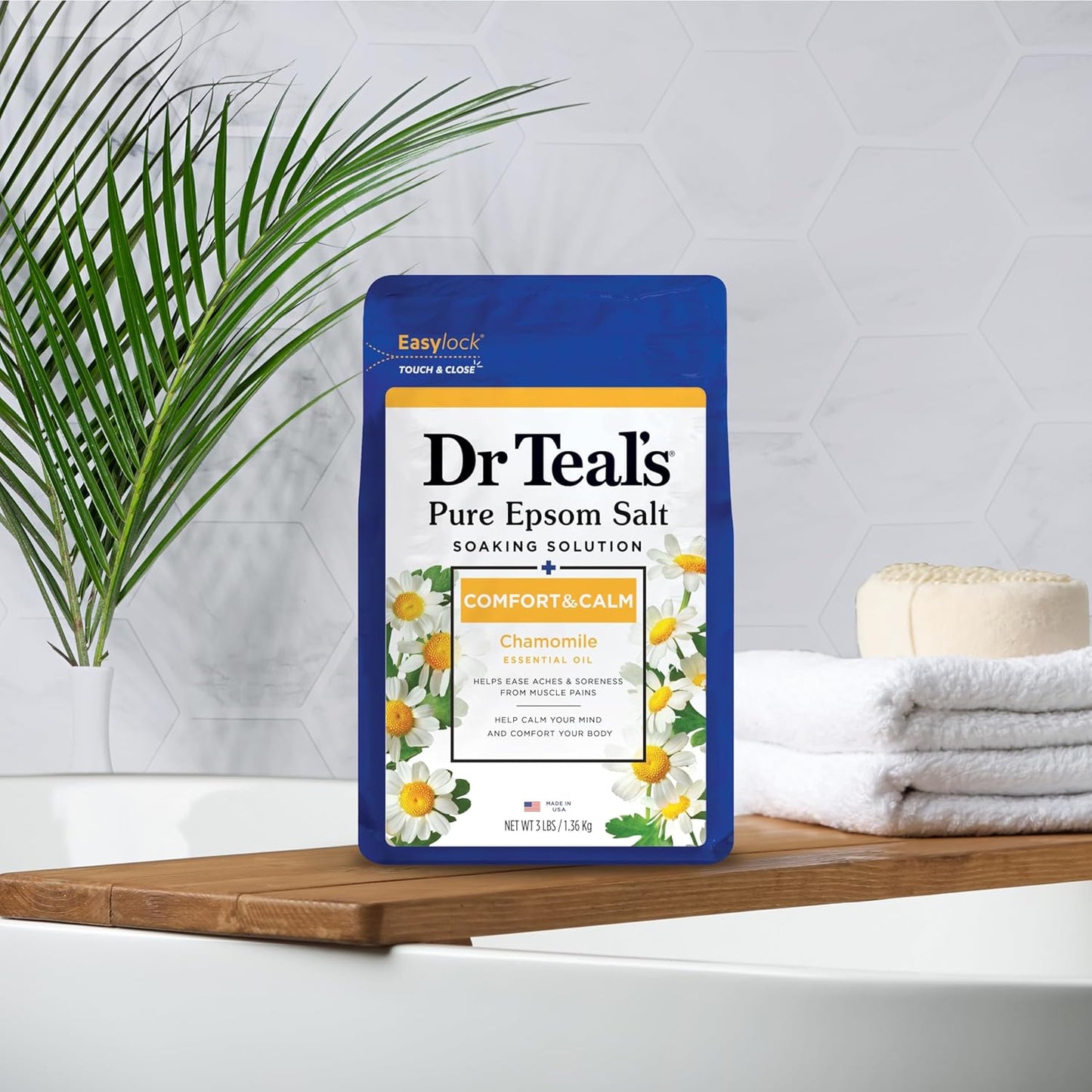 Dr. Teal's Epsom Salt Soaking Solution Chamomile (1.36kg)