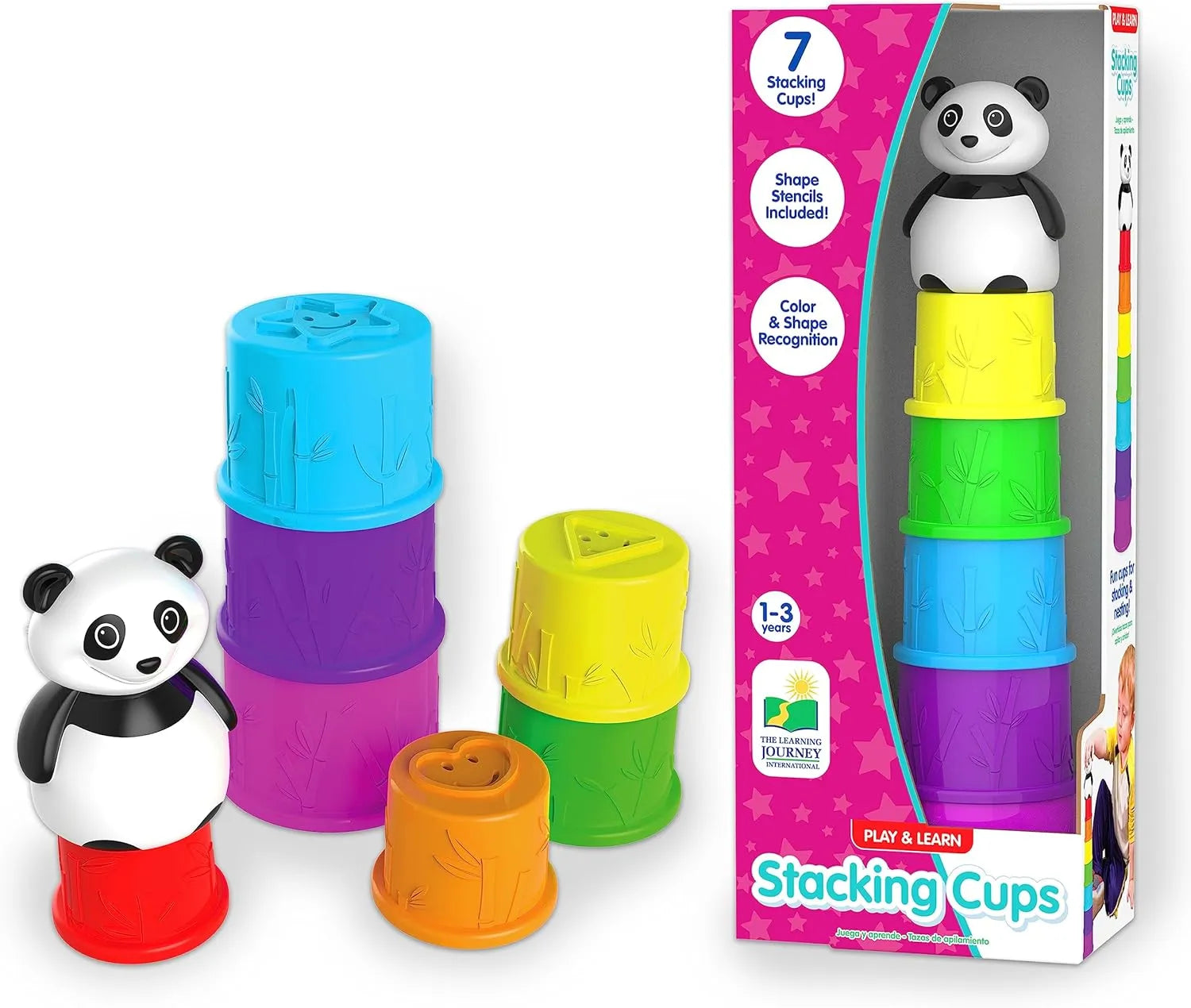 The Learning Journey Play & Learn Stacking Cups