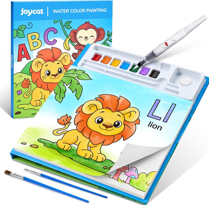 JoyCat Paint with Water Coloring Book for Toddlers – Blue