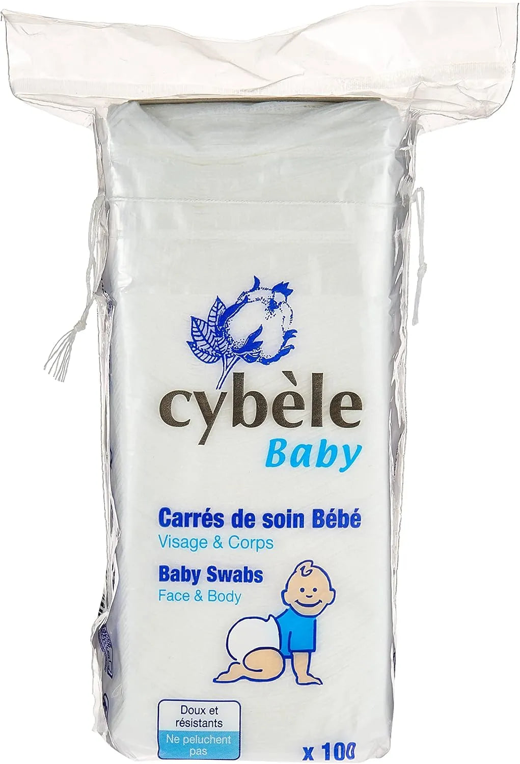 Cybele Gentle Cotton Face And Body Swabs (100 Pcs)
