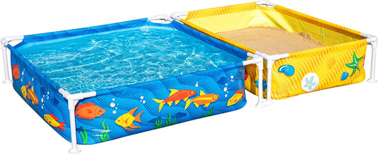 Bestway My First Frame Pool And Sandpit (7' x 48" x 12"/2.13m x 1.22m x 30.5 Cm)