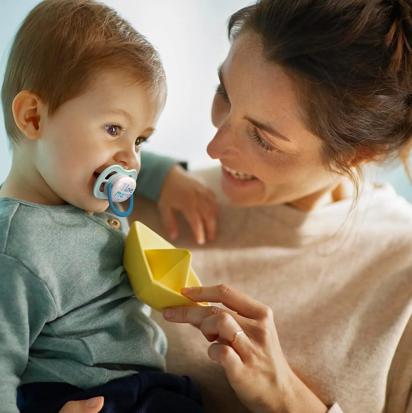Philips Avent لهاية فائقـة التهوية (قطعتان) لعمر 0-6 أشهر - أحب أمي