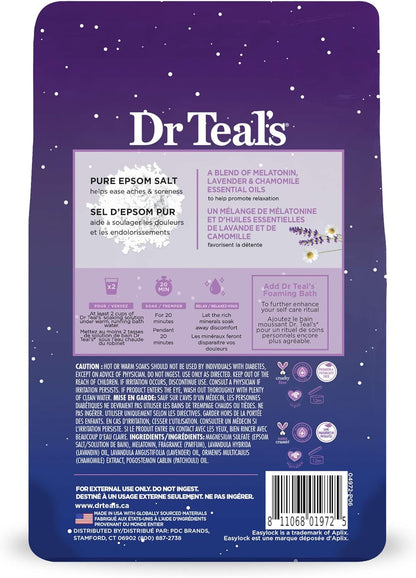 Dr. Teal's Melatonin Epsom Soak (1.36kg)