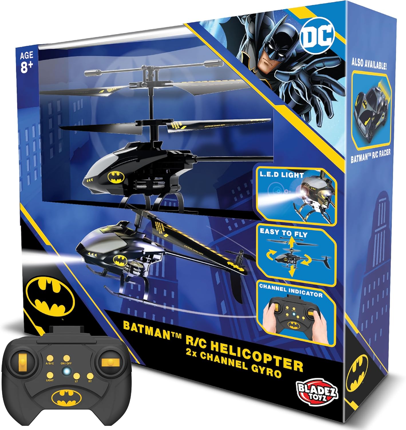 Bladez Toys Batman R/C Helicopter 2 Channel Gyro Batman Helicopter