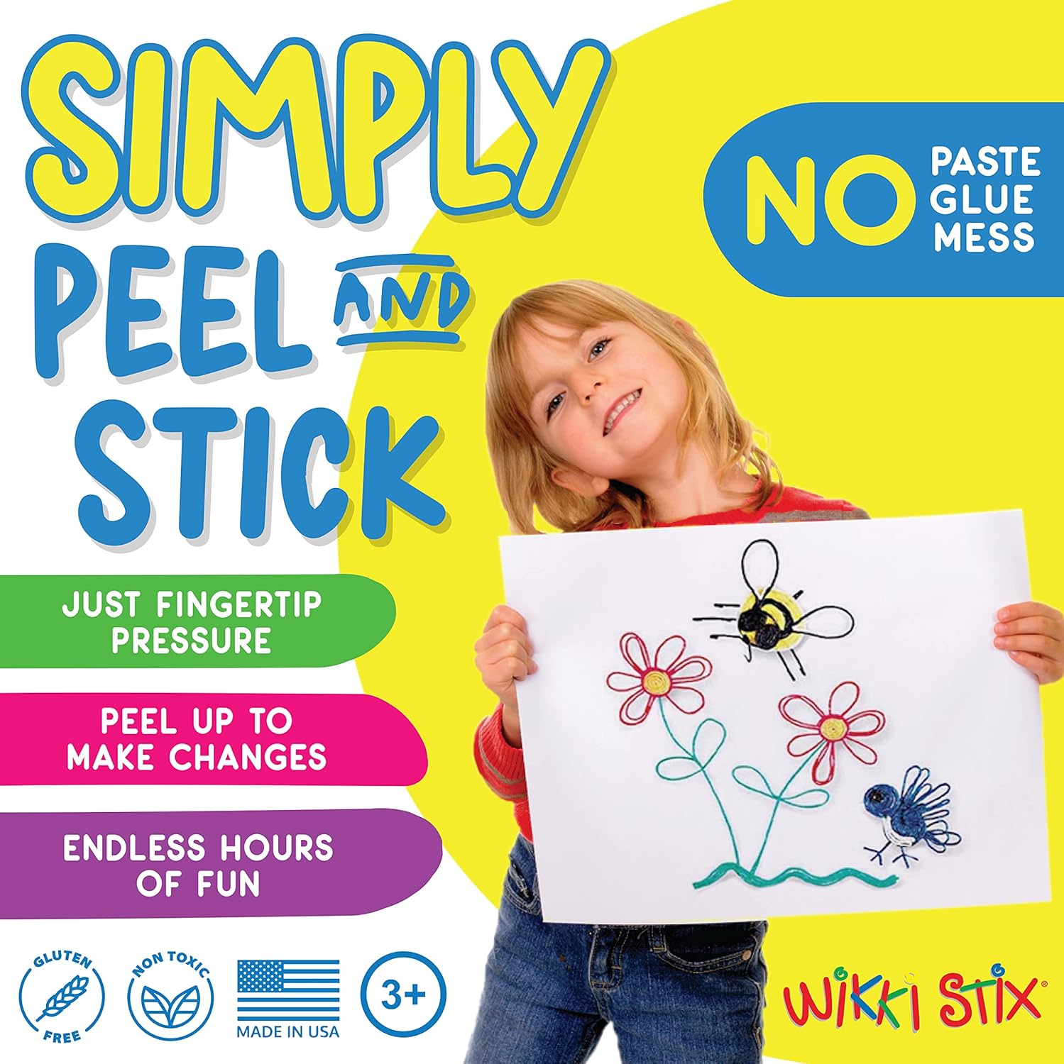 Wikki Stix Neon Pak, 48 pcs