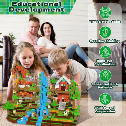Magney Cube 300-Piece Magnetic Building Set