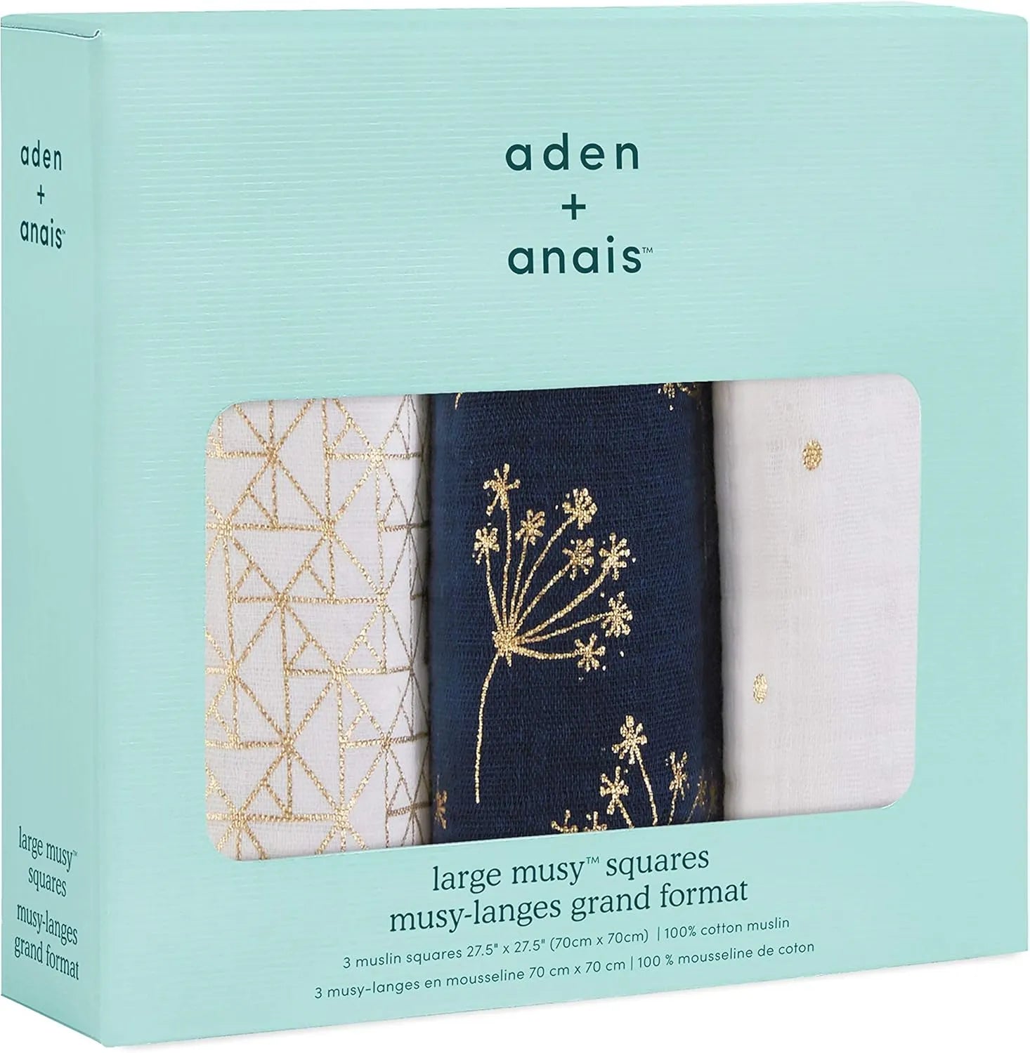 Aden & Anais Musy Muslin Squares - Pack of 3