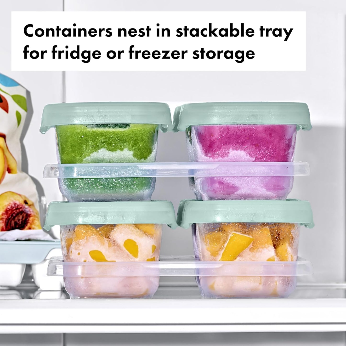 OXO Tot Baby Blocks Food Storage Containers (6oz)