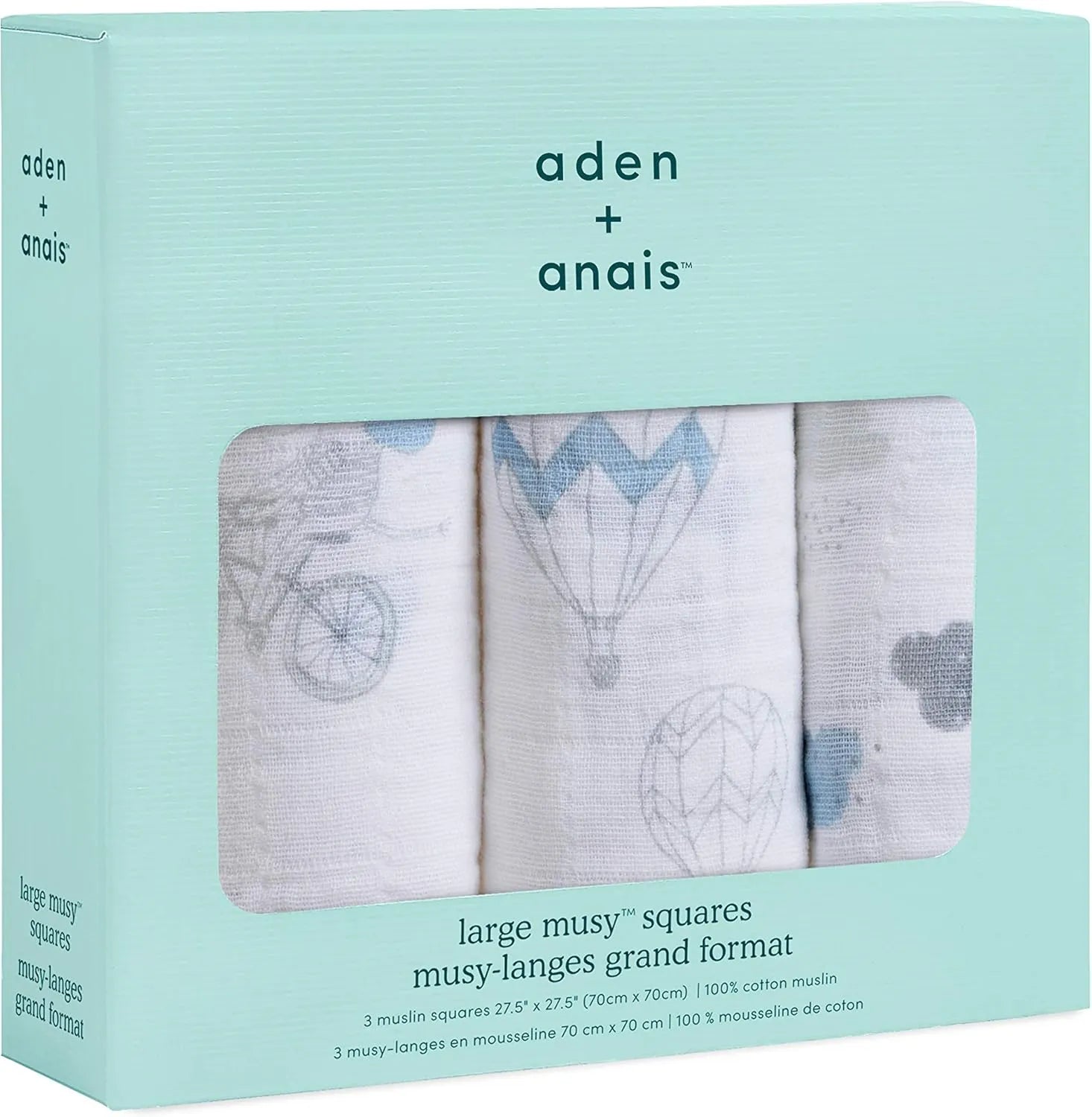 Aden & Anais Musy Muslin Squares - Pack of 3