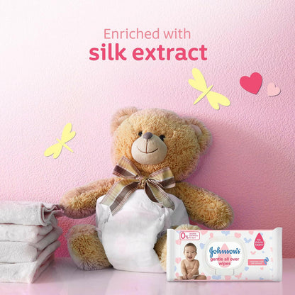 Johnson's Gentle All Over Wipes, 216pcs