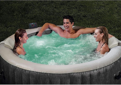 Intex 6 Person Greywood Deluxe Round Bubble Spa (216CM X 7CM)