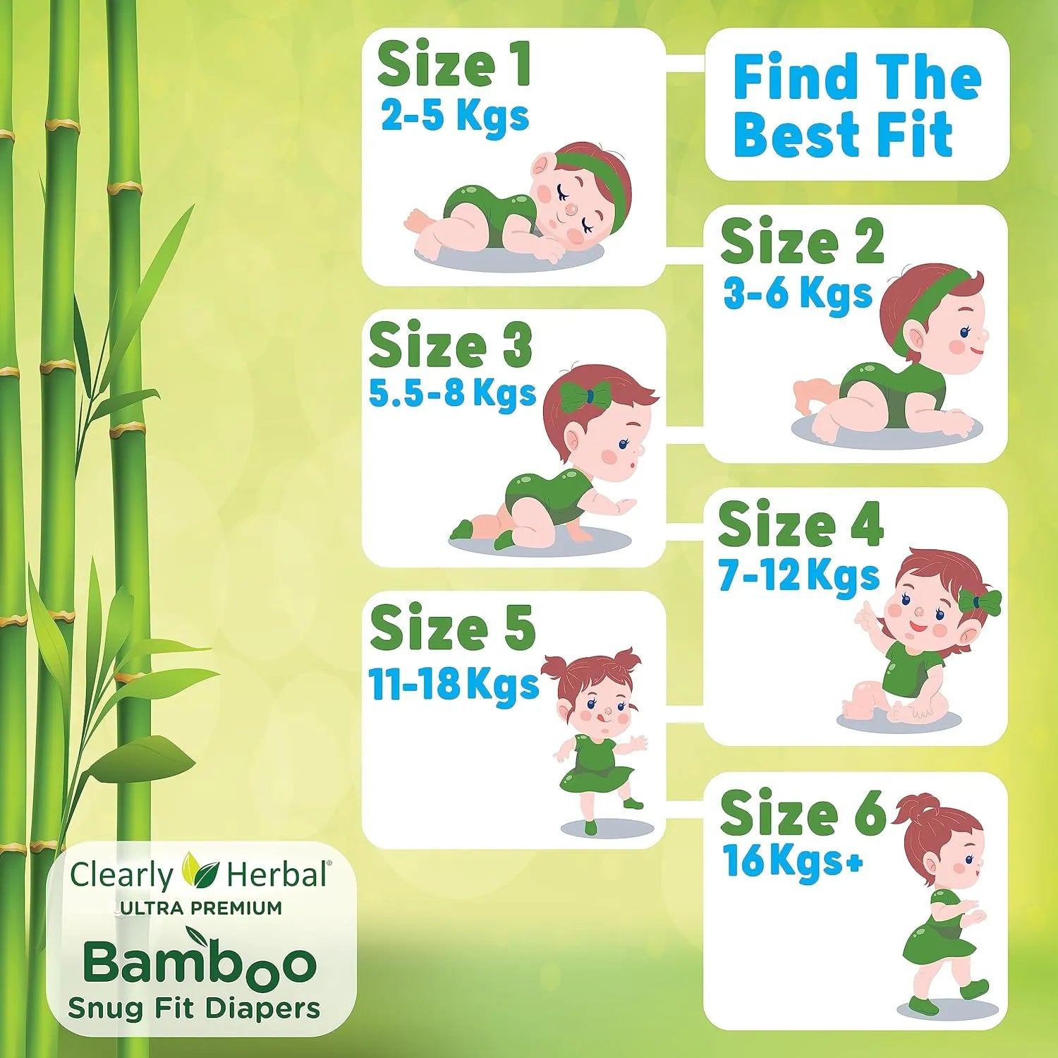 Clearly Herbal Organic Bamboo Diapers