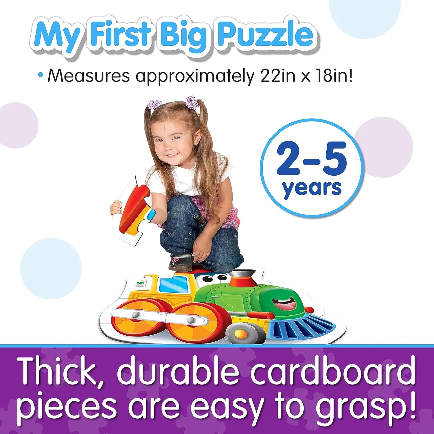 The Learning Journey My First Big Vehicle Floor Puzzles (Train)