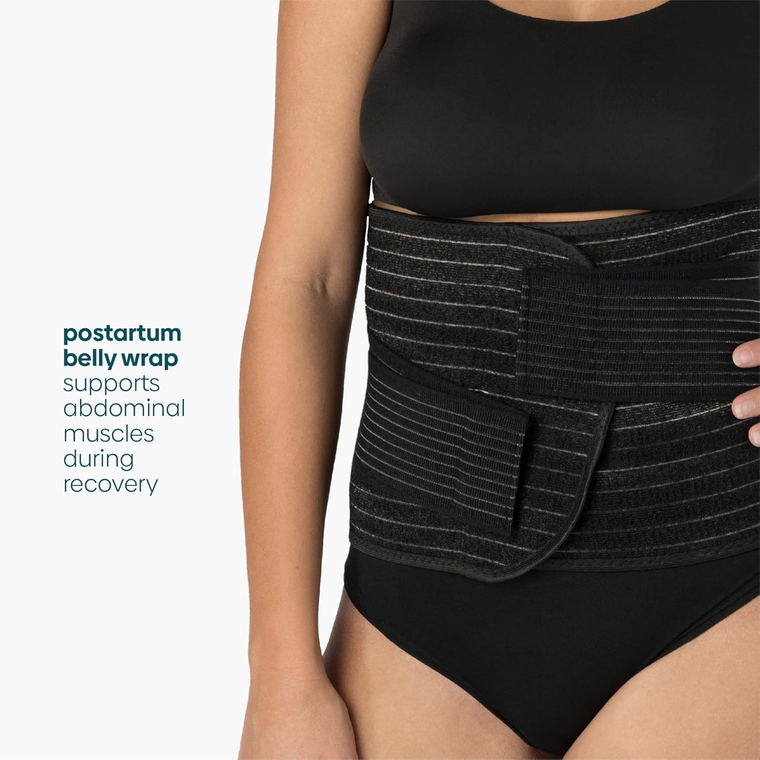 UpSpring Shrinkx Belly Charcoal Postpartum Belly Wrap