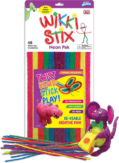 Wikki Stix Neon Pak, 48 pcs