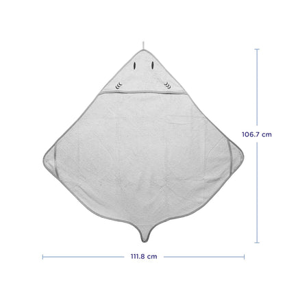 Ubbi Hooded Towel (Gray)