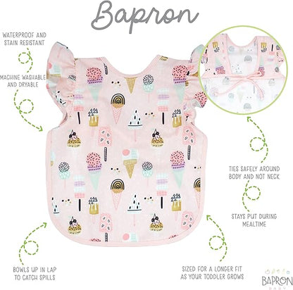 مريلة بابرون للأطفال الدارجين من BapronBaby، 6m+