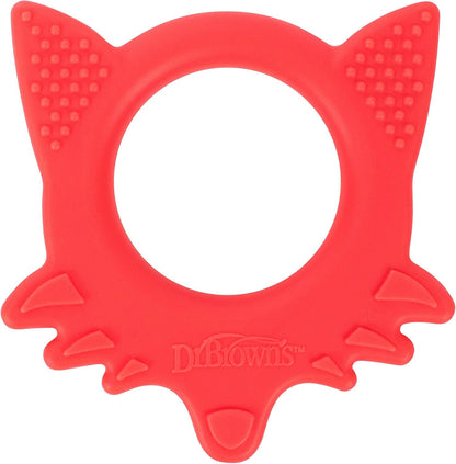 Dr. Brown's Flexes Friends Teether (Fox, Red)