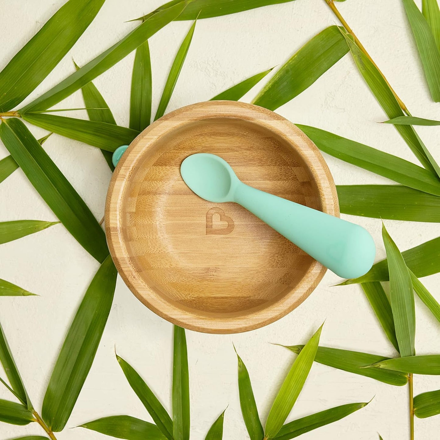 Munchkin Bambou Suction Bowl and Silicone Spoon