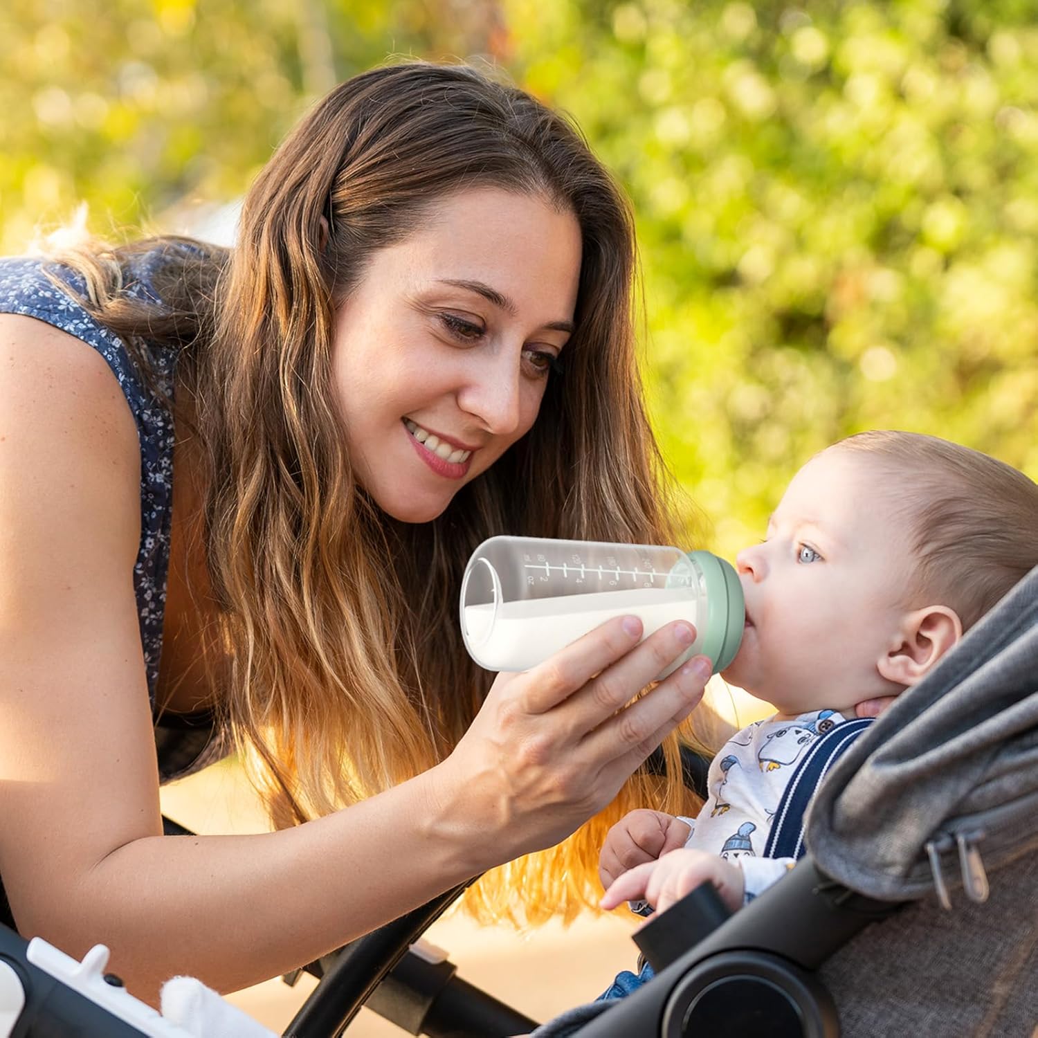 Momcozy Natural Baby Bottle BPA Free Breast Milk Container Storage Collection Bottle