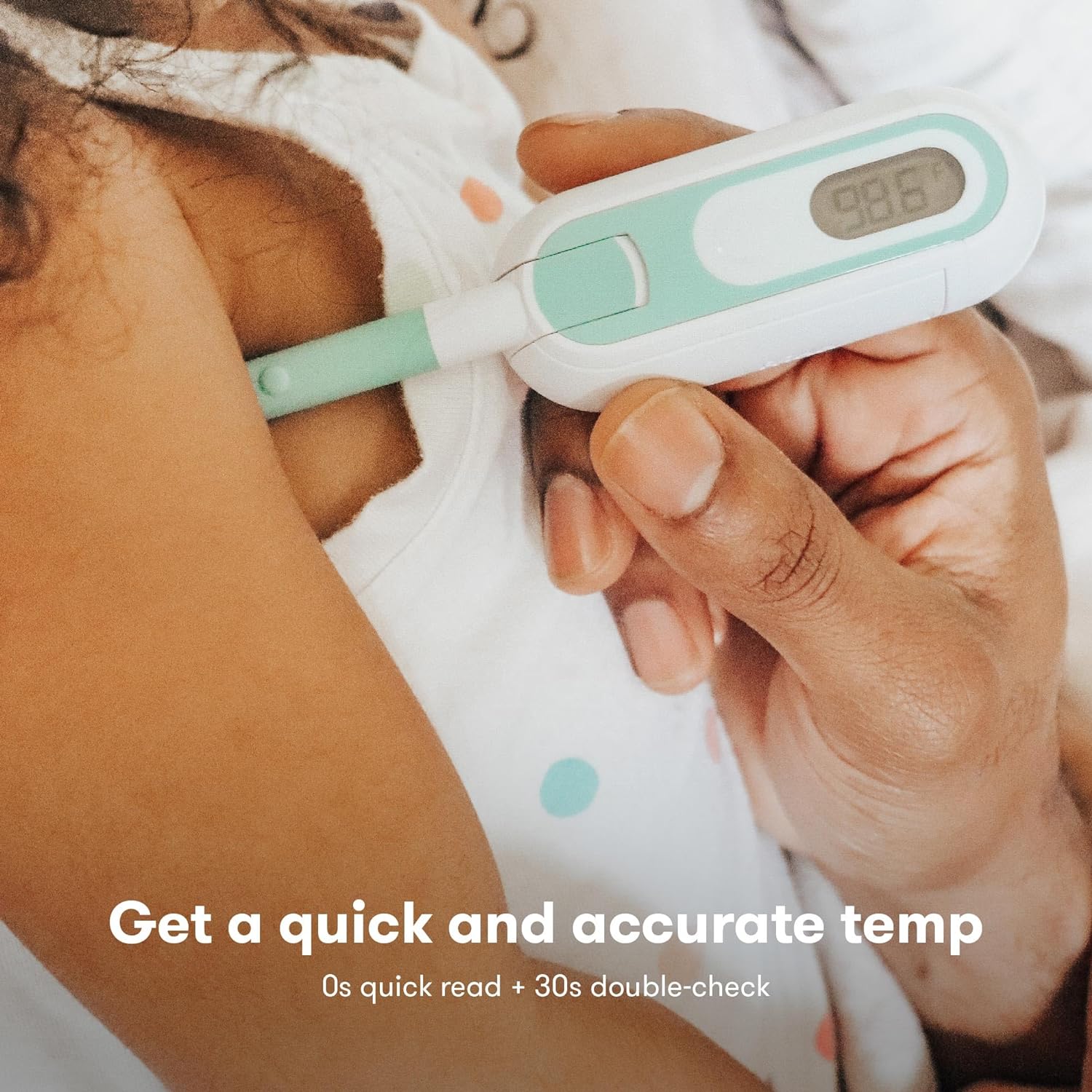 FridaBaby 3-in-1 True Temp Digital Thermometer for Fevers, Babies & Kids (Rectal, Underarm + Oral)
